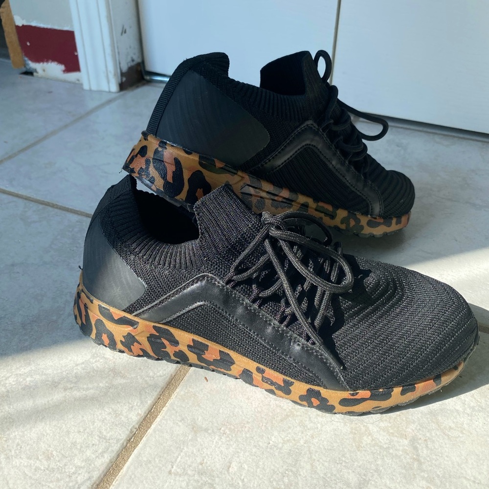 Torrid Cheetah Knit Soft gym shoes